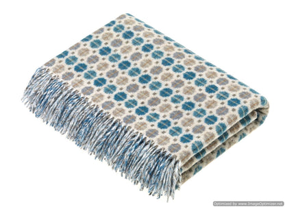 Saffron Merino Lambswool Throw- Made in England