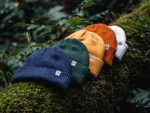 Load image into Gallery viewer, Rustek 100% Organic Cotton Beanie: Navy
