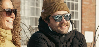 CAMP Cliff Sunglasses - Matte Perl Grey/Walnut