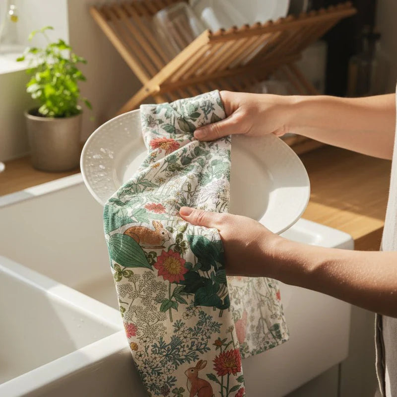 CLOVER  100% Cotton Tea Towel