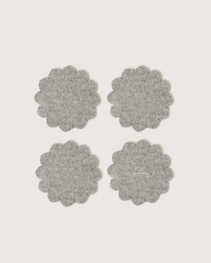 Scalloped Felt Coasters