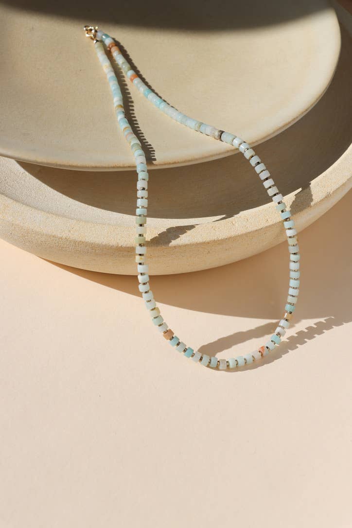 Skyline Beaded Necklace I 14k Gold Fill