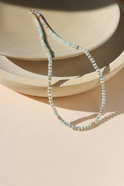 Skyline Beaded Necklace I 14k Gold Fill