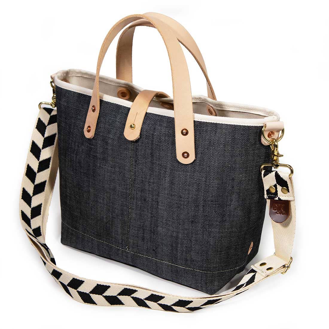 Japanese Denim Mini Tote: Indigo