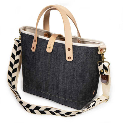 Japanese Denim Mini Tote: Indigo