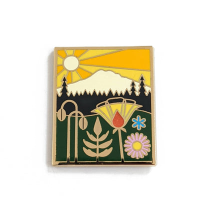 Mount Rainer Hard Enamel Pin