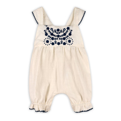 Milena Embroidered Bubble Baby Romper