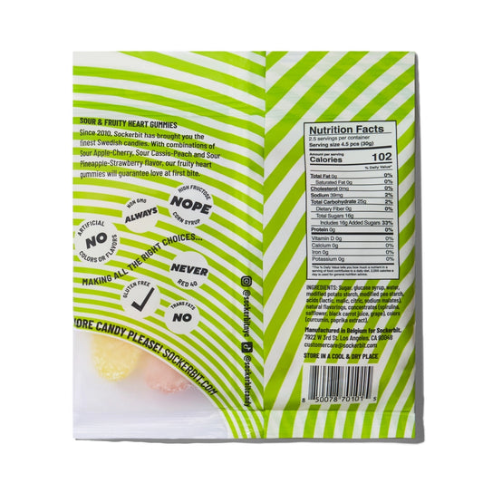 Sockerbit - Sour & Fruity Heart Gummies