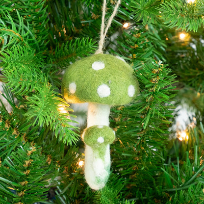 Felt Mushrooms Ornament