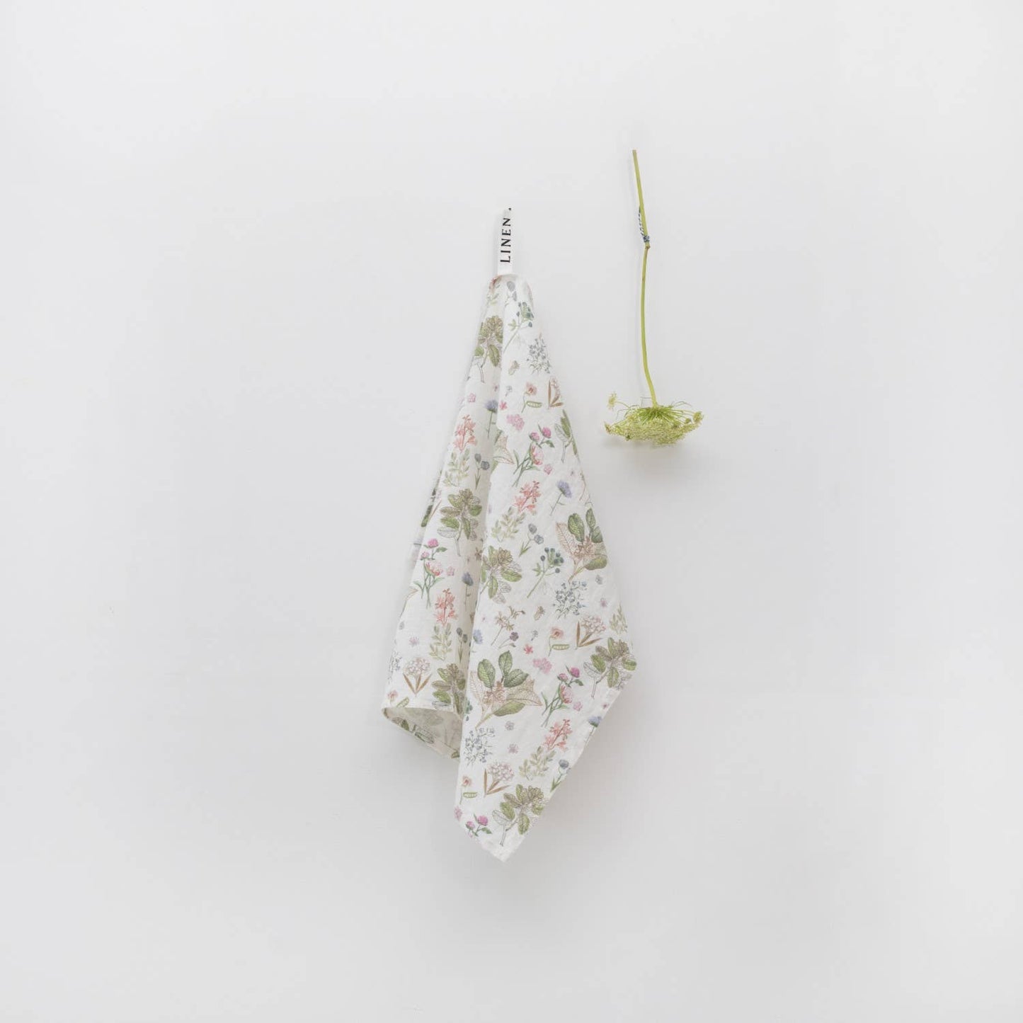 White Botany Linen Towel