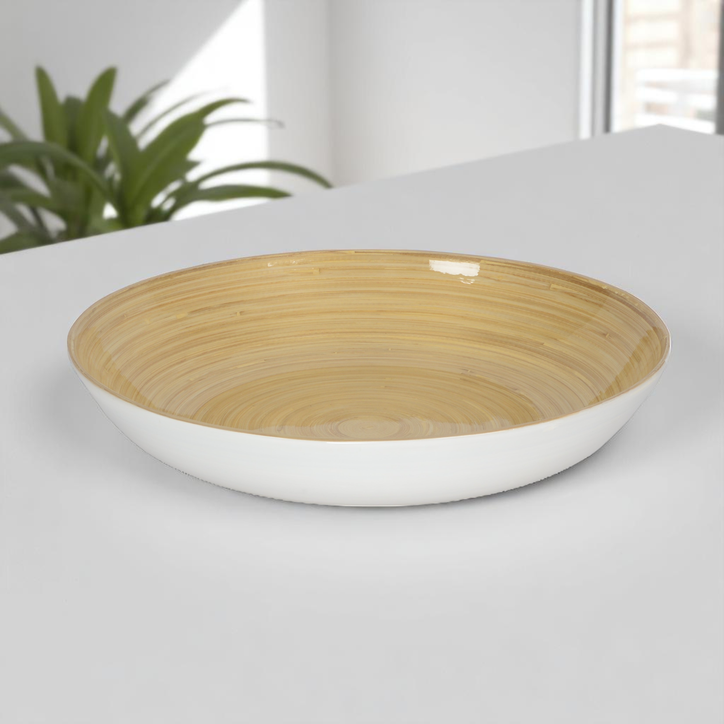 albert L. (punkt) Inc. - Bamboo Fruit Bowl: Yellow