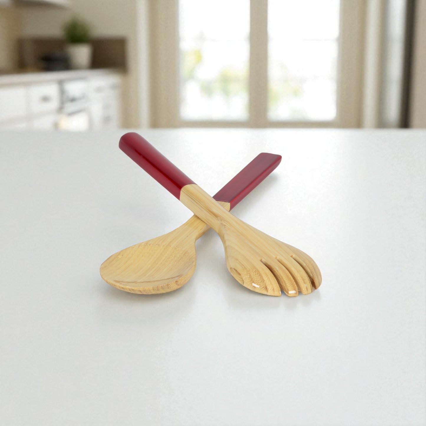 Small Bamboo Server Set: Orange