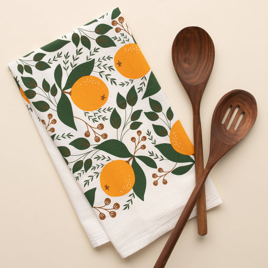 Oranges Tea Towel