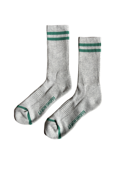 Le Bon Shoppe - Extended Boyfriend Socks: Classic White