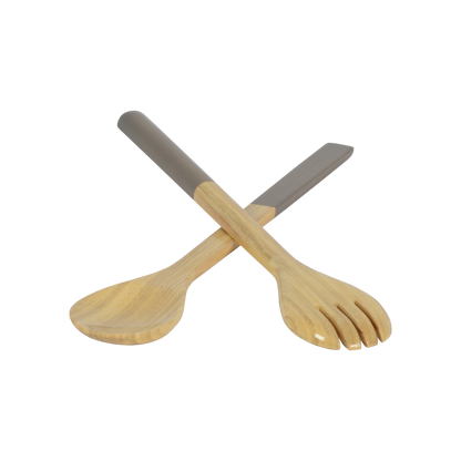 Bamboo Server Set: Dove Blue