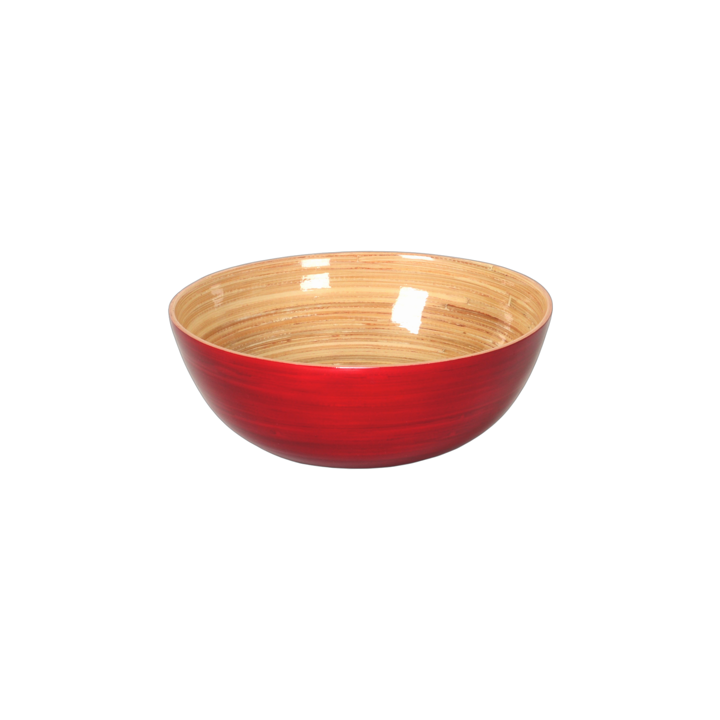 Bamboo Salad Bowl: White