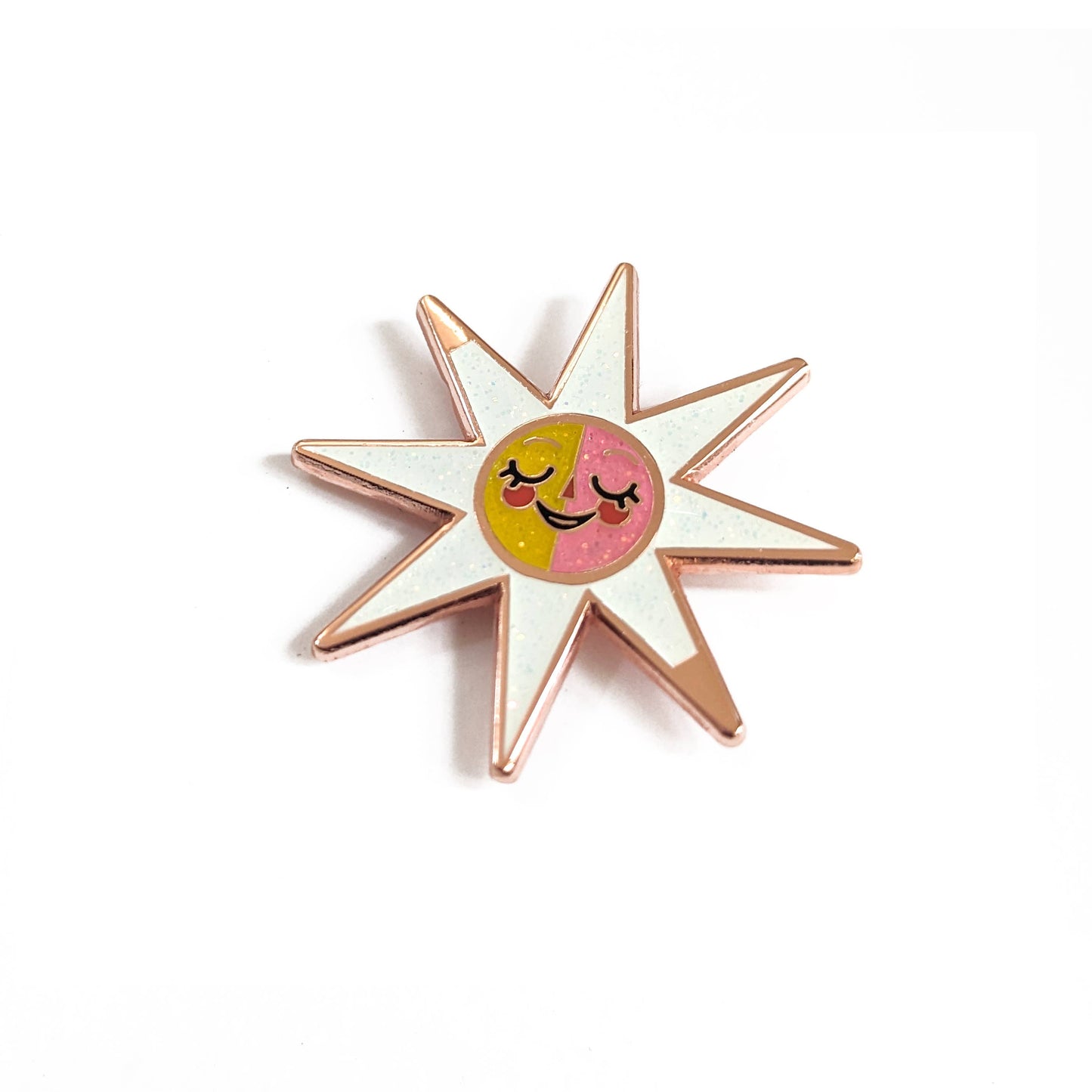 Rose Gold Sunshine Hard Enamel Pin