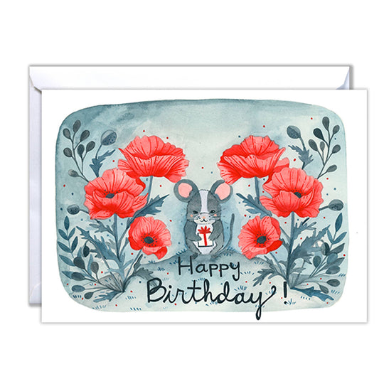 Birthday Card - Little Mouse