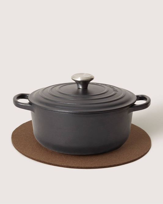 Merino Wool 12" Trivet - Cumin