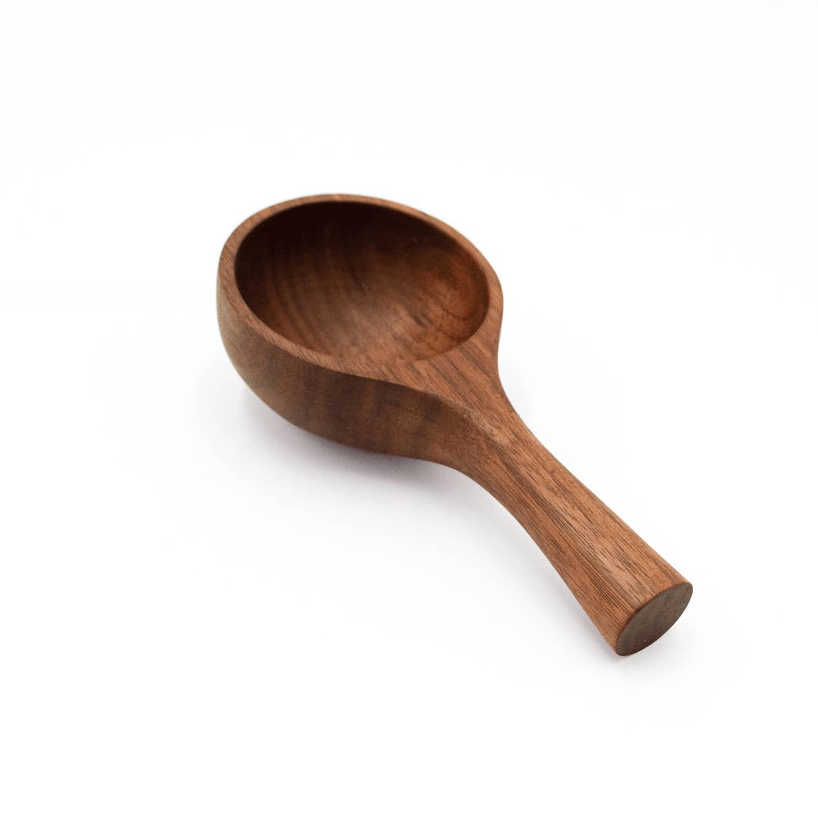 5" Large Walnut Wood Coffee Scoop