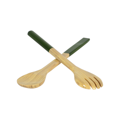 Bamboo Server Set: Dove Blue