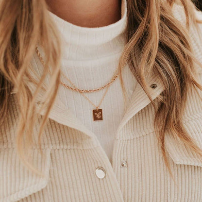 Gold Filled Rope Necklace