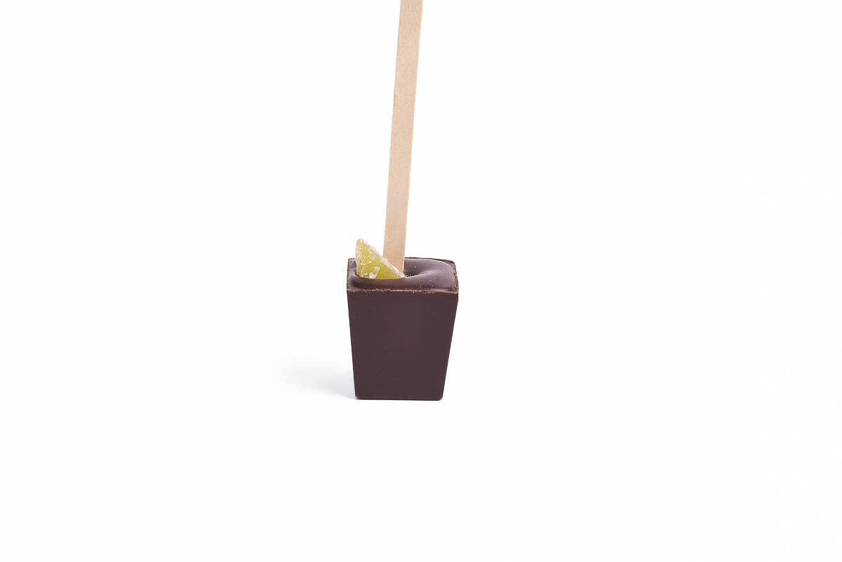 Hot  Chocolate on a Stick- Orange (dark)