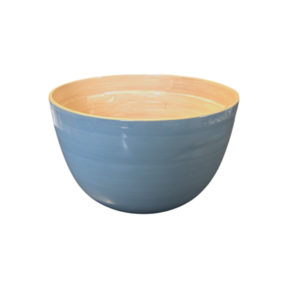 Bamboo Serving Bowl: Turquoise