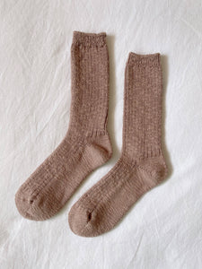 Cottage Socks: Ht. Grey