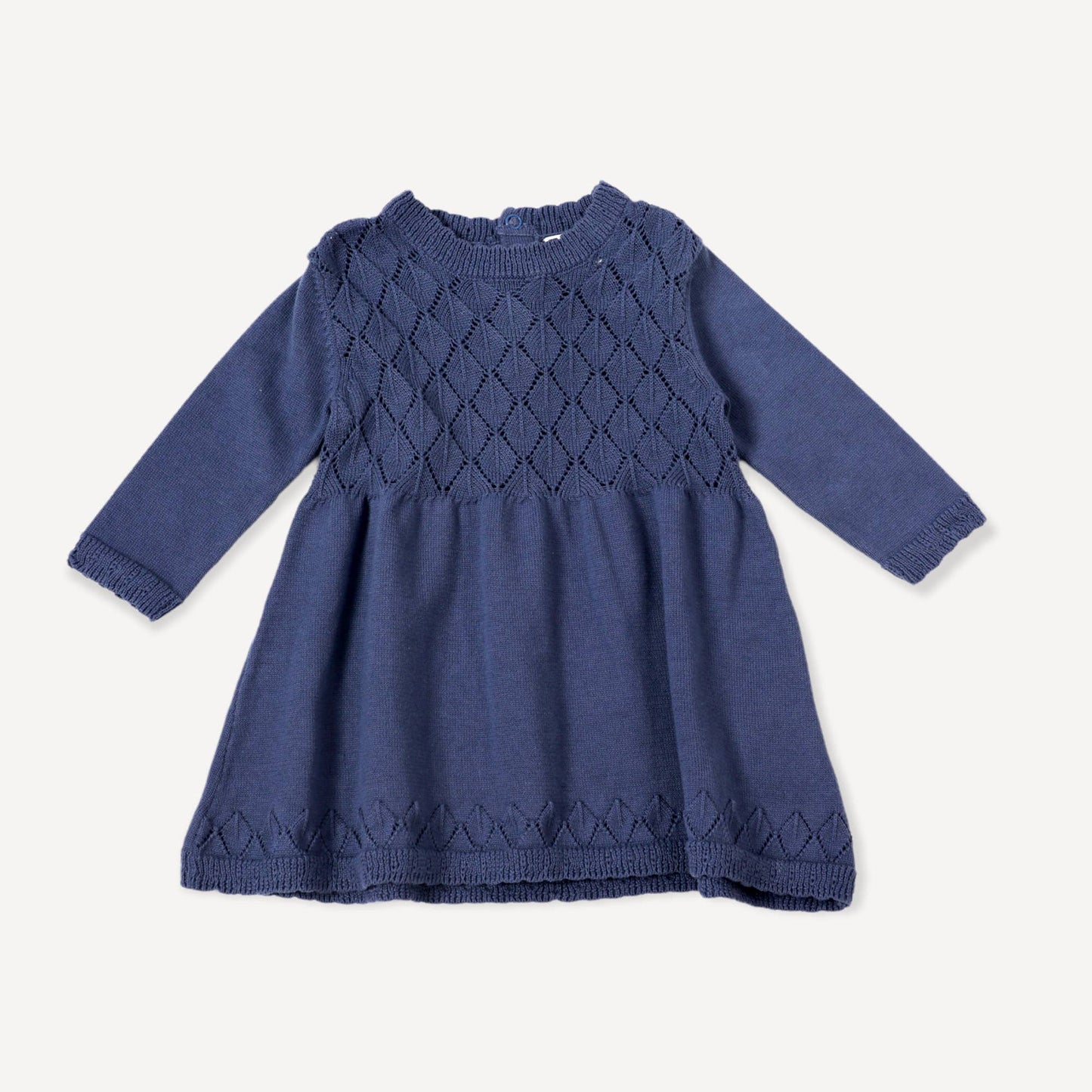 Milan Pointelle Knit Dress Mauve Pink / 6-12 Month