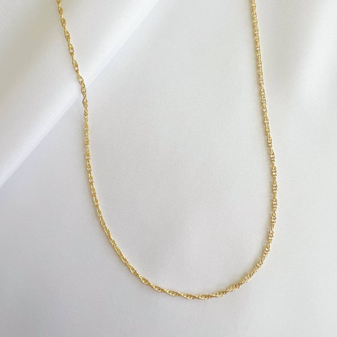 East Coast Rope Layering Necklace Gold Filled