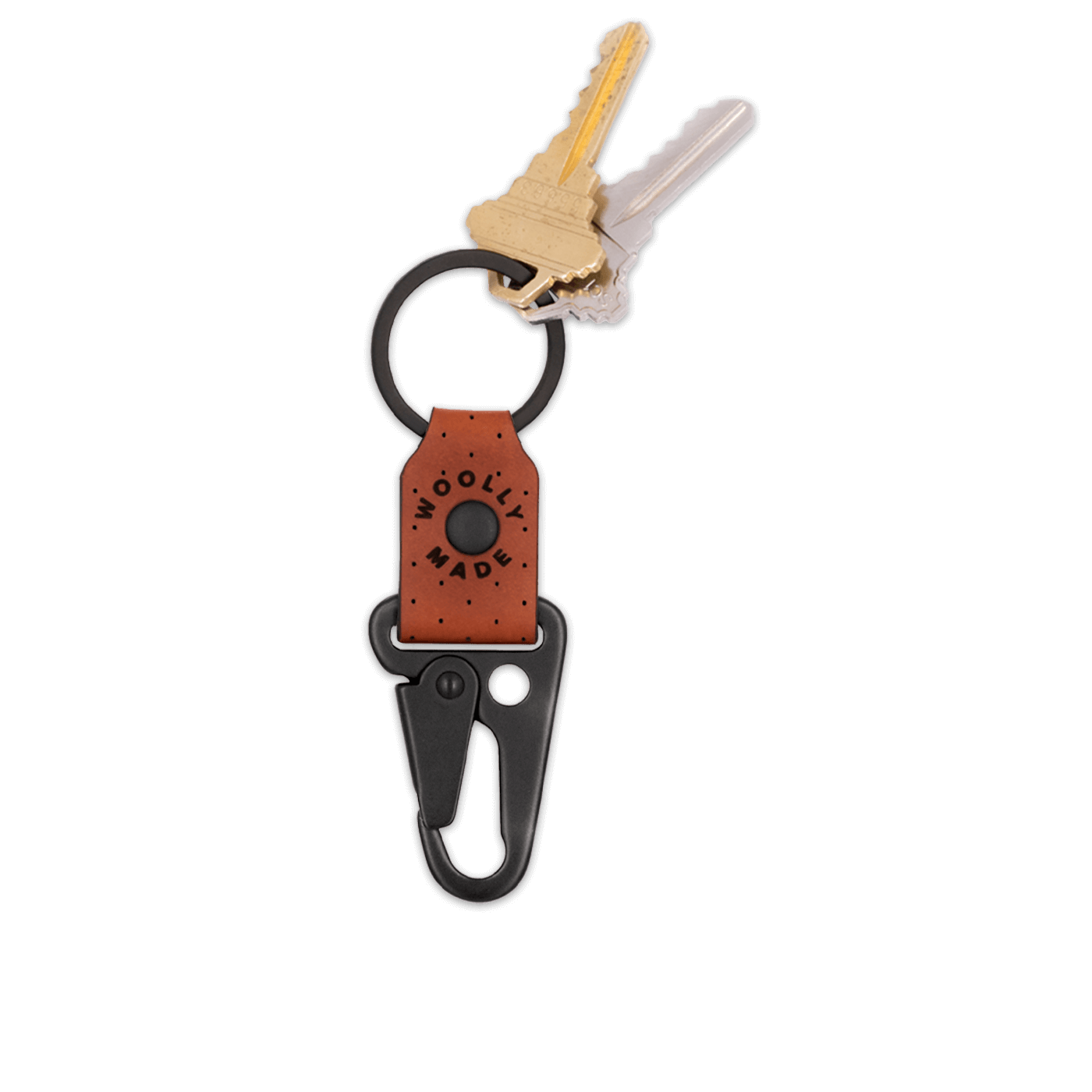Woolly Made - Clip Keychain: Tan