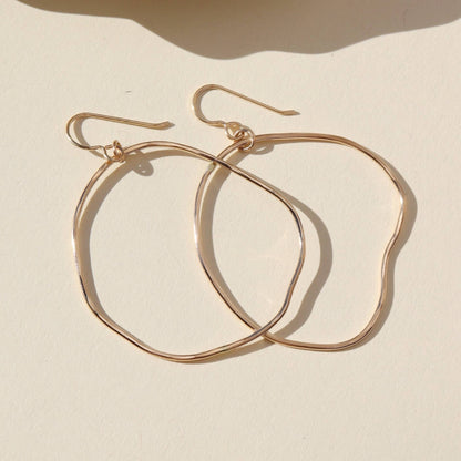 Form Hoops: 14k Gold Fill