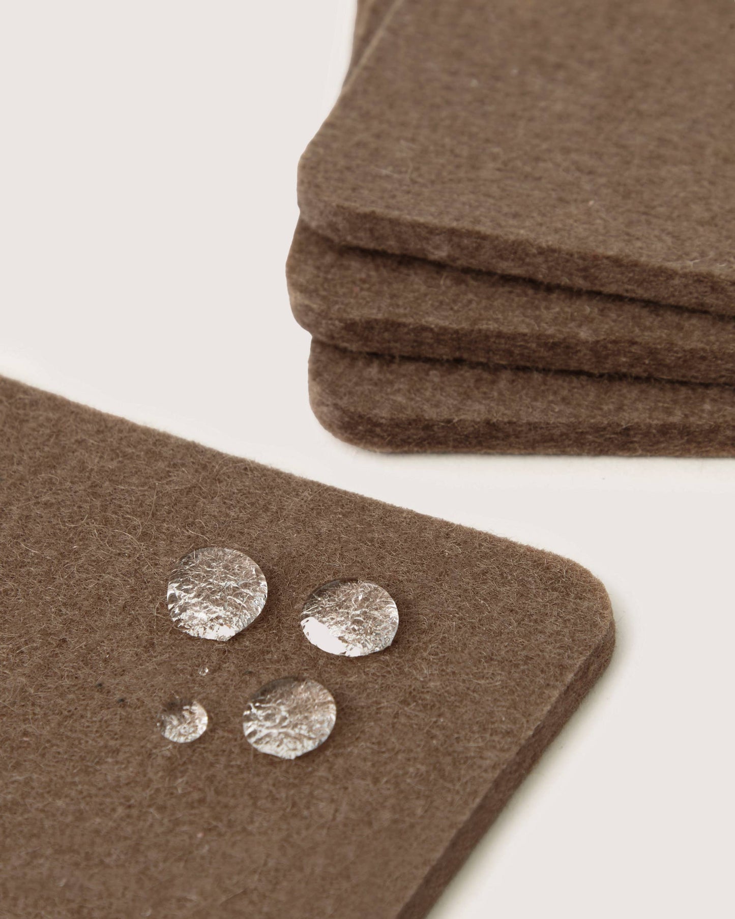 Cumin: Merino Wool Square Coasters