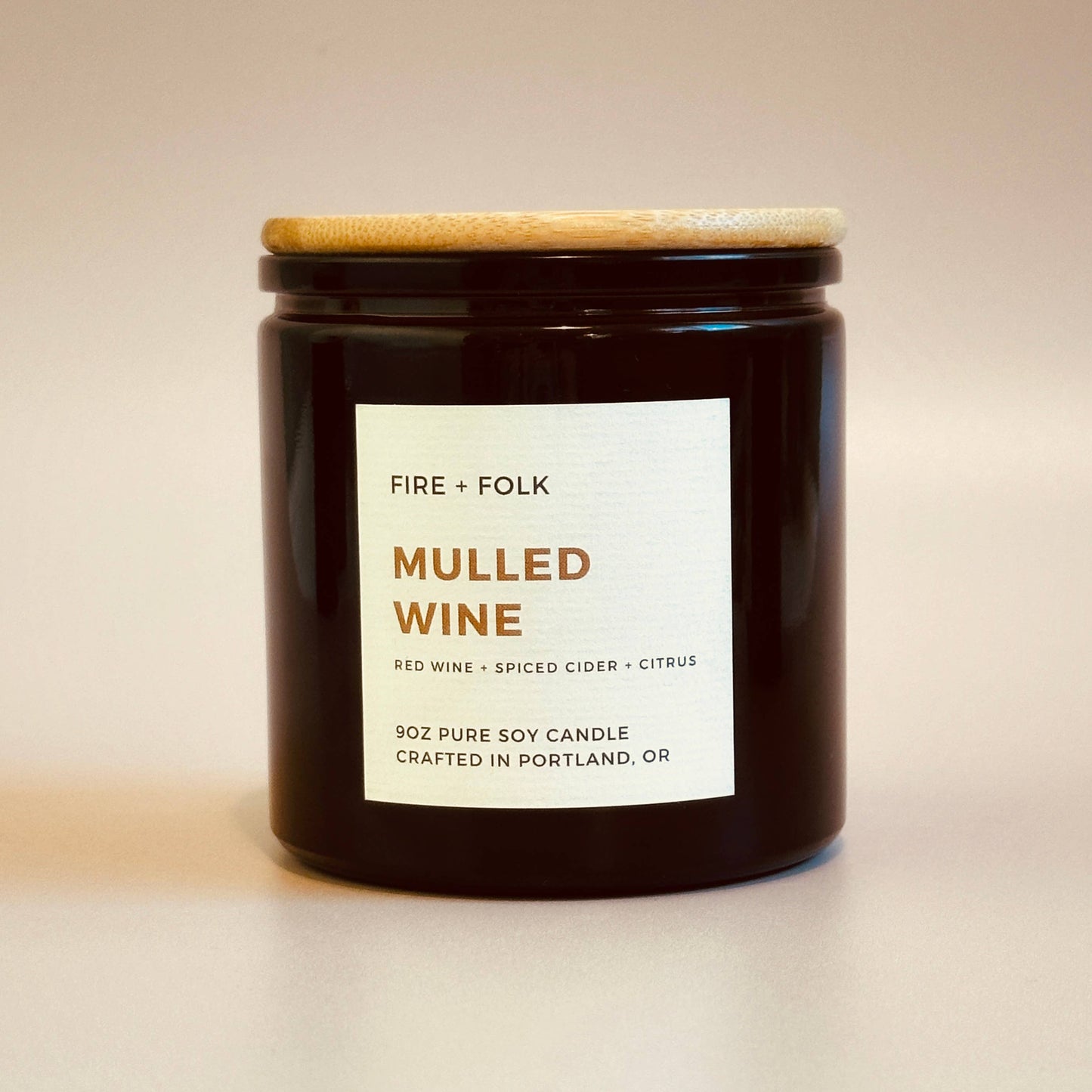 Mulled Wine | 9oz Wood Wick Soy Candle