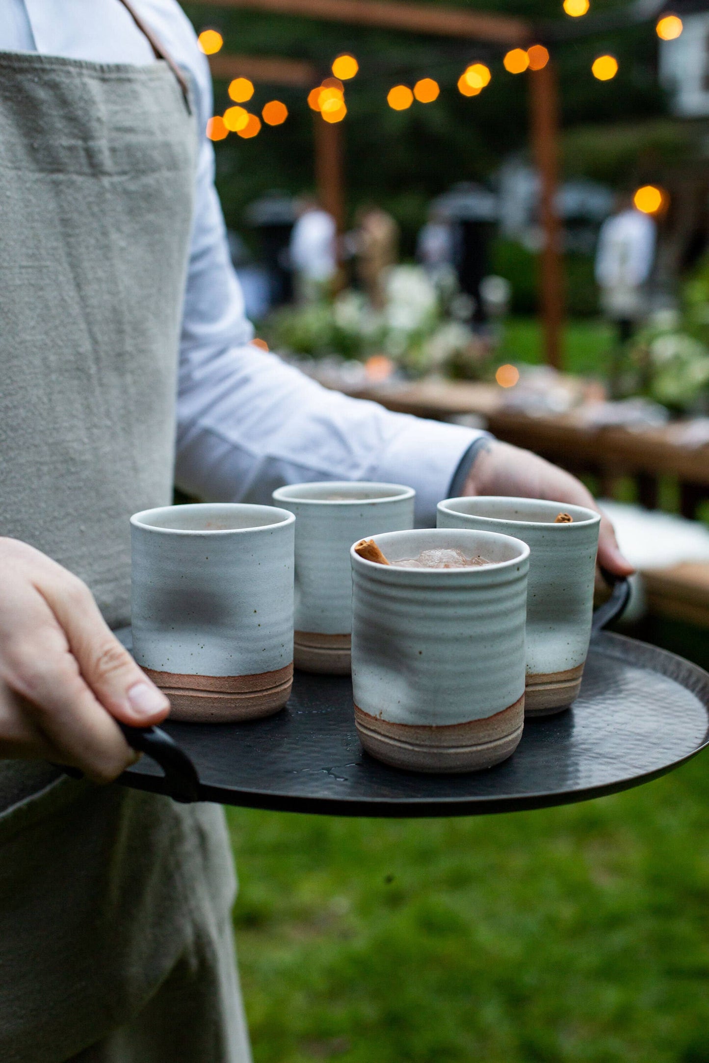 Stoneware Thumb Cup