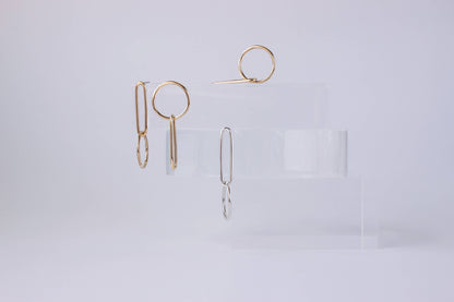 Mirror Link Earrings 14K Gold Fill
