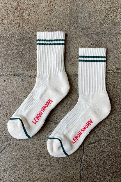 Boyfriend Socks: Charcoal