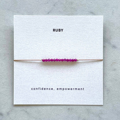 Ruby Prosperity Bracelet
