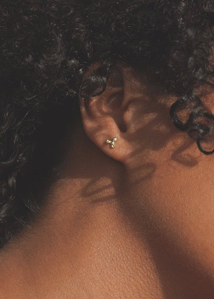 Seedling Earring: Gold Vermeil