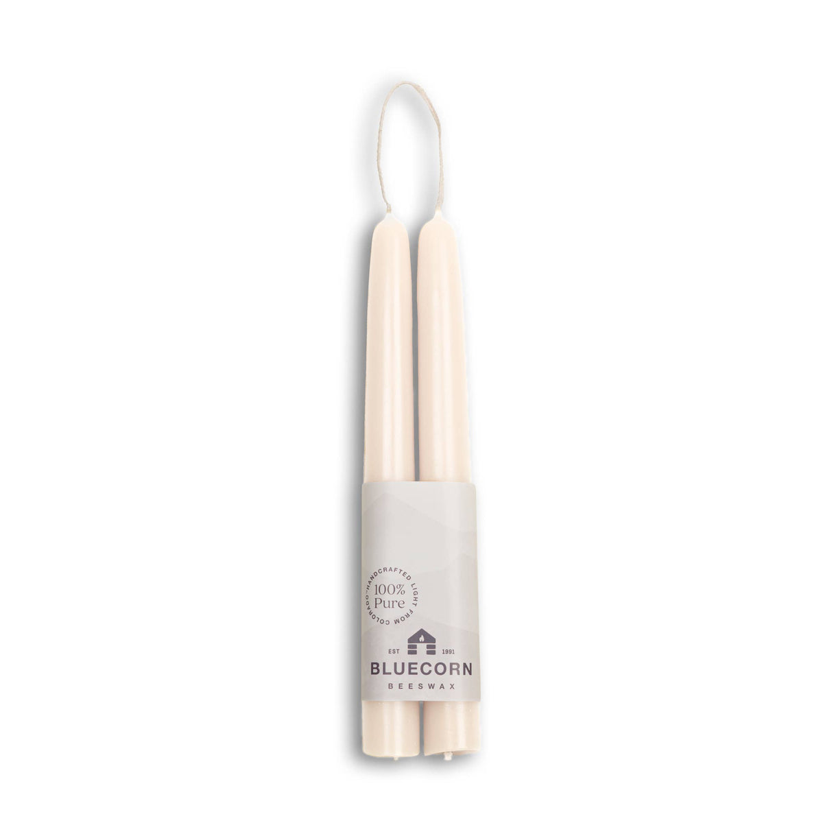 Beeswax Taper Candles – Natural / 12"