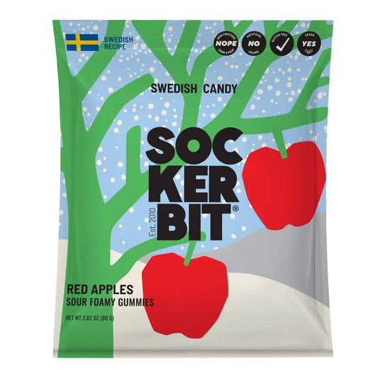 FIZZY FROSTED APPLES Swedish Candy