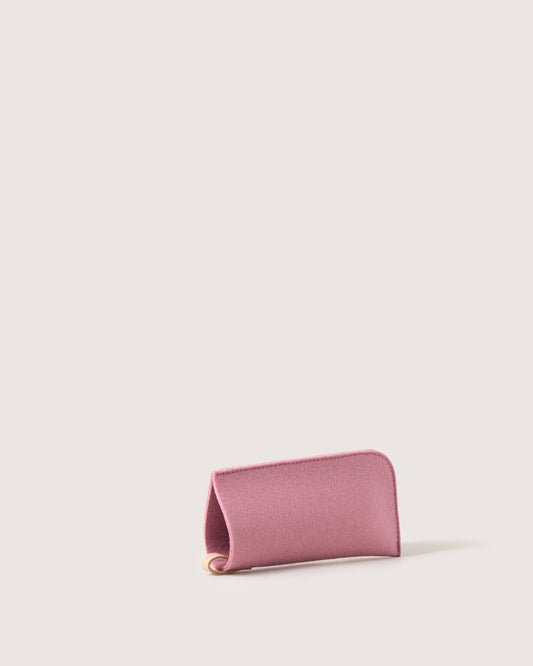 Merino Wool Eyeglass Sleeve - Mauve