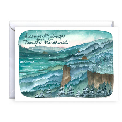 michele maule - Holiday Card - Season's Greetings from the Pacific Northwest