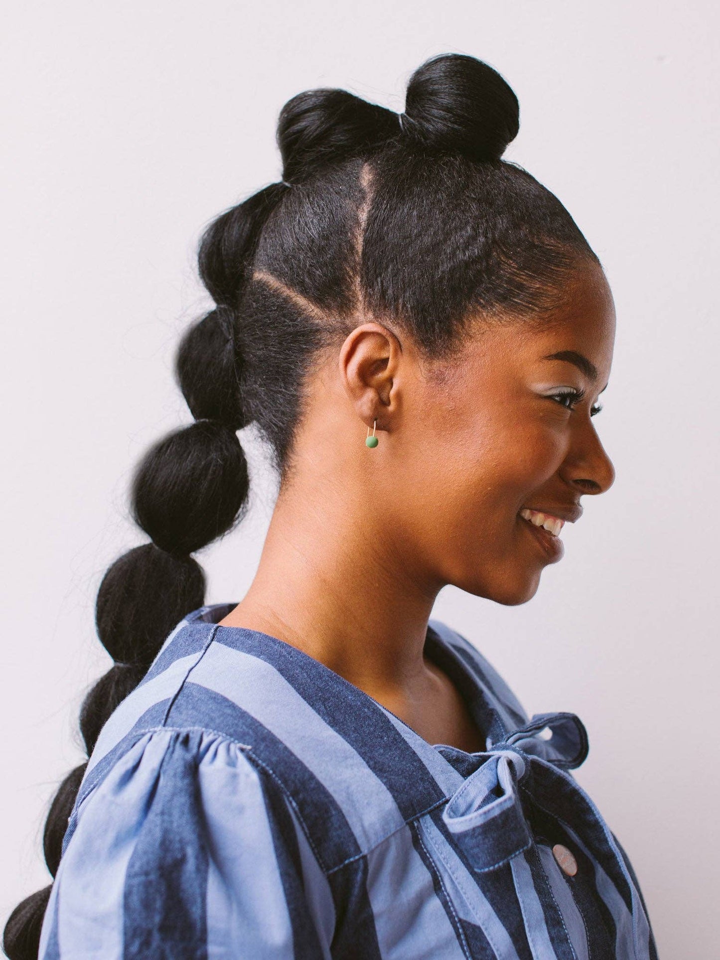 Dainty Dot Earrings: Sherbet / Gold