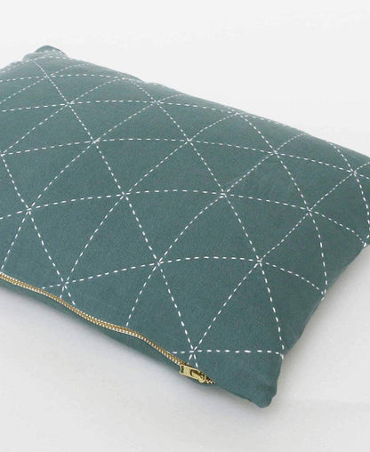 Small Graph Throw Pillow: Spruce