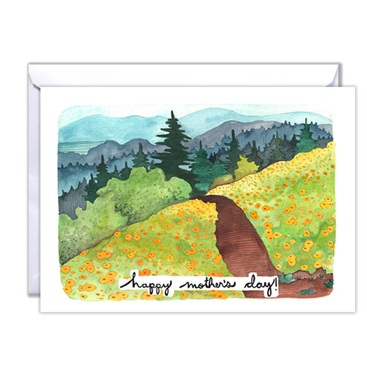 Hiking Mother's Day Card