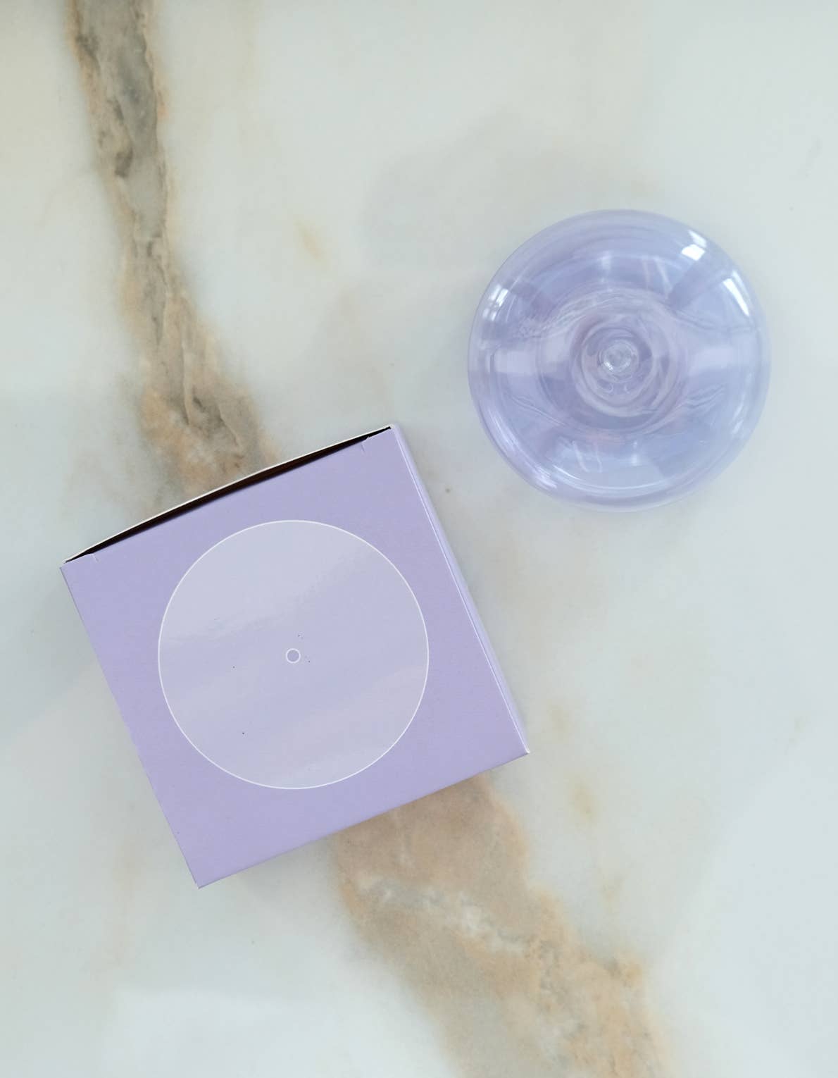 Glass Bubble Incense Holder : Martini Olive Translucent
