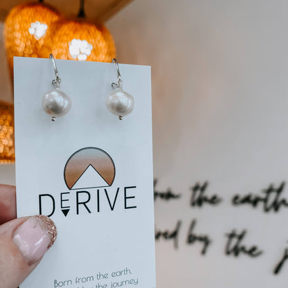 Classic Pearl Earrings: 14k Gold Fill