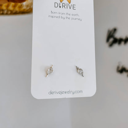 Stardust Post Earrings: 14k Gold Fill